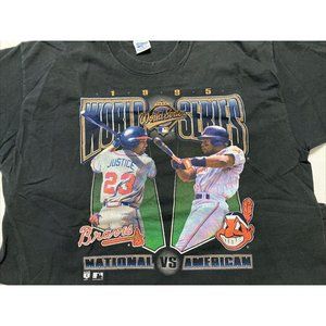 VINTAGE SINGLE STITCH T-SHIRT WORLD SERIES 1995